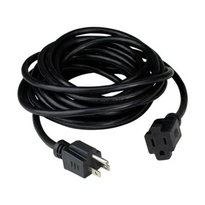 Cable de alimentación de extensión para exteriores Northlight 40 pies negro de 3 clavijas - Imagen 1 de 3