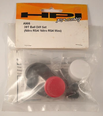 HPI Racing A905 39T Ball Diff Set for Nitro RS4 / Super / Mini RC Car Parts - Image 1 of 4