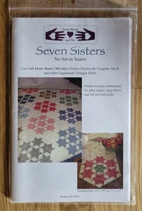 Patrón de edredón Marti & Me "Seven Sisters" #8503 sin costuras fijadas costura de retazos - Imagen 1 de 2