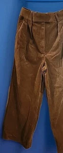Banana Republic Damen Cordhose 8 Braun UVP 150. Breite Beine Neu Mit Etikett - Bild 1 von 7
