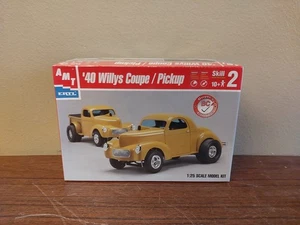1940 Willys Coupe or Pickup AMT ERTL  Scale Model Kit Build 2 Ways - SEALED - Picture 1 of 3