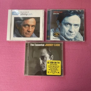 Sealed JOHNNY CASH The Essential 2CD & Very Best of Giant Hits CD Lot - Bild 1 von 13