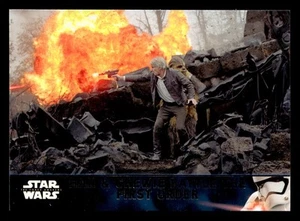 Han & Chewie Battle The First Order 2016 Topps Star Wars The Force Awakens #60 - Picture 1 of 2