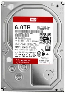 Hard Drive Western Digital Red Pro WD6002FFWX 6TB 7.2K 128MB SATA III 3.5'' - Picture 1 of 4