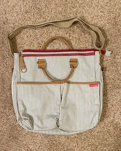 Skip Hop Diaper Bag Tote French Stripe - Picture 1 of 8