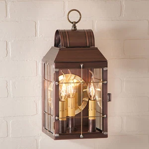 Martha's Wall Lantern in Antique Copper - Outdoor Light - Picture 1 of 1