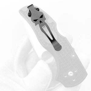 Titanium C41 Back Clip for Spyderco C41 Native 5 Lightweight FRN Folding Knife H - Zdjęcie 1 z 9