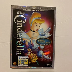 Cinderella [Two-Disc Diamond Edition Blu-ray DVD Combo Brand New Factory Sealed - Imagen 1 de 9