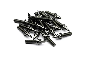 M7 24mm Schwarz Chrom 2tlg gespickt Felgen Schrauben BBS RM LM OZ Zwei teilige - Bild 1 von 2