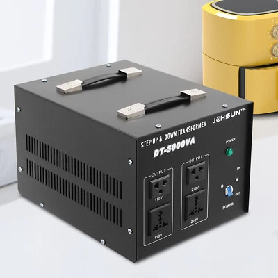 TBVECHI 5000 Watt Step Up & Down Voltage Transformer Power Converter 110V to/ from 220V