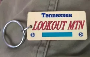 Lookout Mountain Tennessee License Plate Souvenir Keychain - Picture 1 of 2