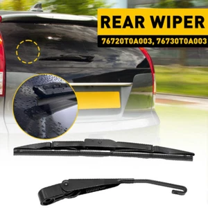 Rear Windshield Wiper & Arm Blade For Honda CR-V Toyota RAV4 Highlander Prius V - Picture 1 of 19