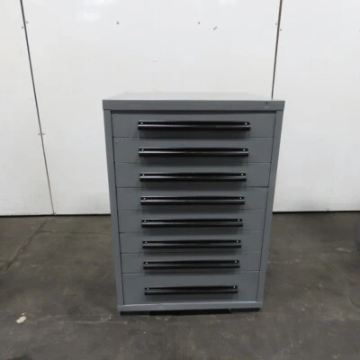 Equipo 30" x 28" x 44" de alto 8 cajones industrial pequeñas piezas gabinete de almacenamiento de herramientas Foto 1 de 4