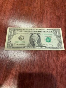 2006 $1 Dollar Federal Reserve Note SN G01412723 Star Note - Picture 1 of 4