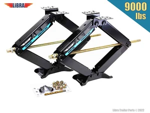 Casa rodante Libra 9000 lb HD 24" estabilizador nivelación gatos de tijera con enchufes y kit de instalación - Imagen 1 de 9
