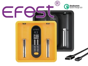Efest iMate R2 Ladegerät für Li-Ion und NiMh/NiCD Akku mit QC3.0 Stromversorgung - Bild 1 von 1