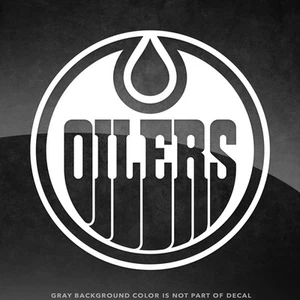 Edmonton Oilers NHL Vinyl Decal Sticker - 4" and Larger - 30+ Color Options! - Picture 1 of 6