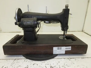 Vintage White Sewing Machine - Untested As-is - Picture 1 of 5