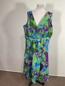 Jones New York Women’s Floral Print Dress Size 22W - Picture 1 of 6