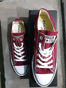 CONVERSE ALL STAR Maroon Low TRAINERS SIZE UK 6.5