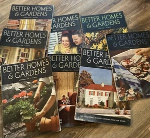 vintage Better Homes & Garden lot Of 8 1936 Ads Recipes Collection Old Info - Picture 1 of 6