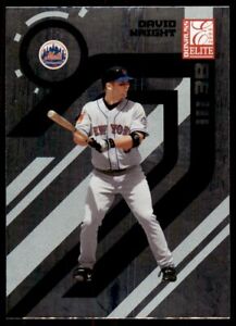 2005 Donruss Elite David Wright Baseball Cards #92
