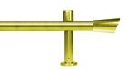 Gardinenstange 20 mm "Digo" Metall Messing Optik  120 cm - kürzbar