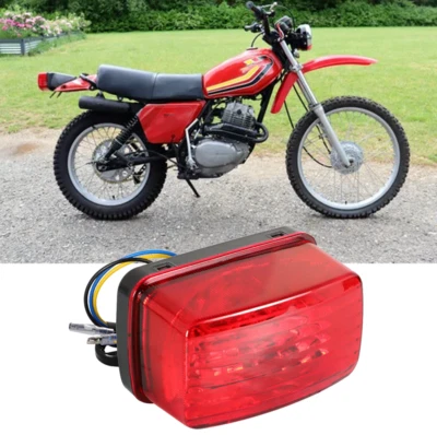 Red LED Taillight Brake Running Tail light for Honda XL80S XL100S XL125S XL185S - Image 1 of 4