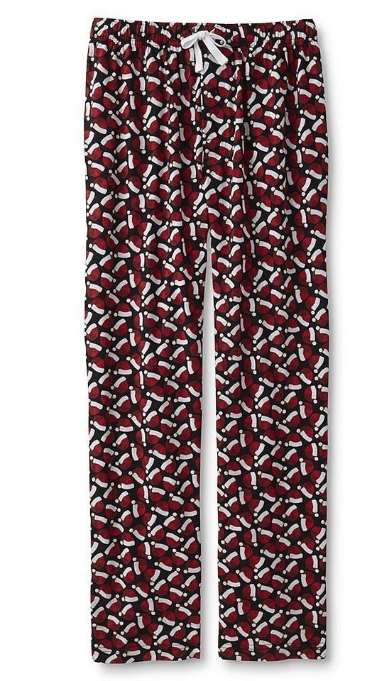  Natal masculino Joe Boxer, Hanukkah. Calças de pijama temáticas de inverno e inverno  - Imagem 1 de 1