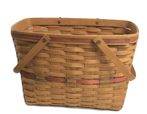 Longaberger 1989 Holiday Hostess Christmas Magazine Basket Rare Nice Condition Cover