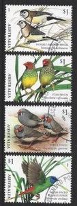 AUSTRALIA 2018 FINCHES OF AUSTRALIA SET OF 4 FINE USED - Picture 1 of 1
