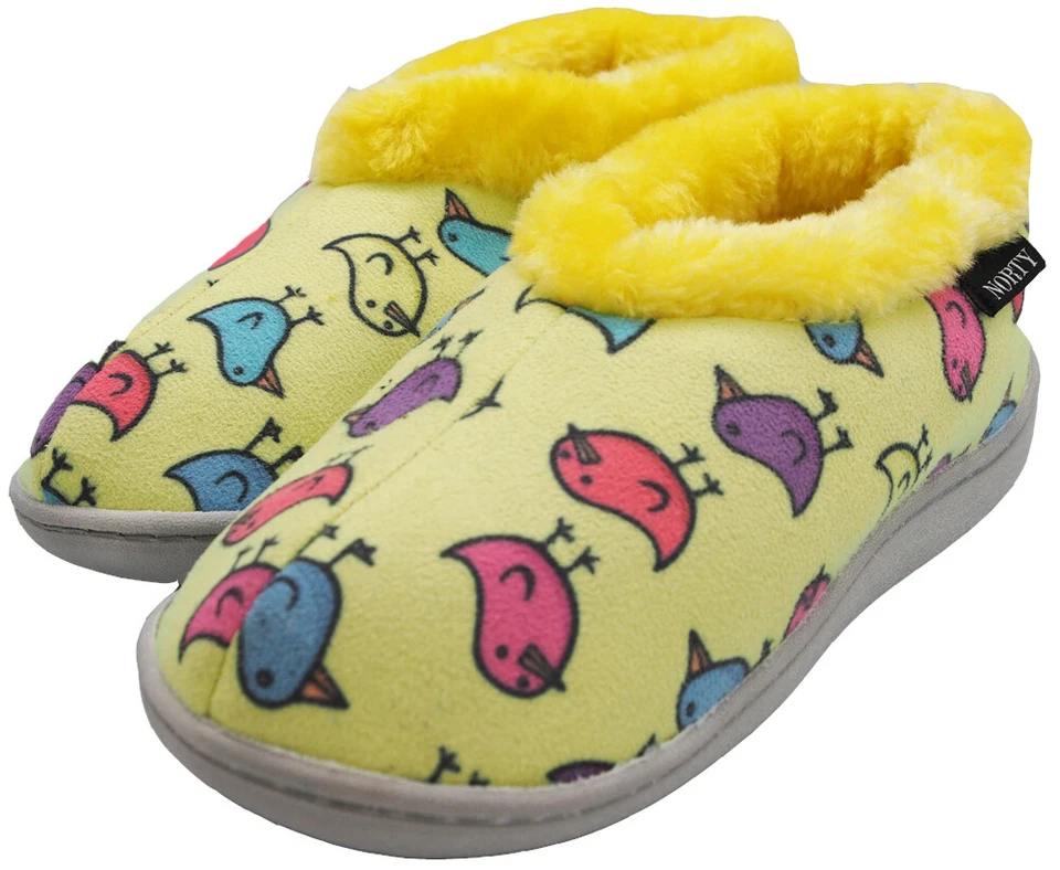 Norty Toddler Girl's Kids Fleece Memory Foam Slip On Indoor Slippers Shoe - Image 1 of 1