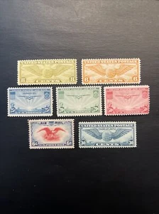 US Air Mail Stamps Collection Scott #C17,19-24….MH-1 Ng - Picture 1 of 2