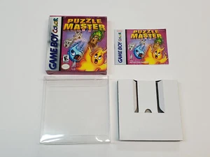 Puzzle Master Authentic Nintendo Game Boy Color Box & Manual * - Picture 1 of 24