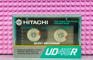 HITACHI UD-46R TYPE I BLANK CASSETTE TAPE (1) (SEALED) - Picture 1 of 3