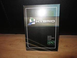 2012 Ford Fusion HYBRID OWNERS MANUAL SUPPLEMENT / QUICK REFERENCE GUIDE - Picture 1 of 1