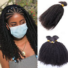 Afro Kinky Curly Human Hair Bulk For Braiding No Weft Hair Extensions Brazilian