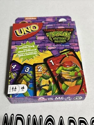 UNO Teenage Mutant Ninja Turtles Mutant Mayhem Card Game  HPW19 - Image 1 of 4