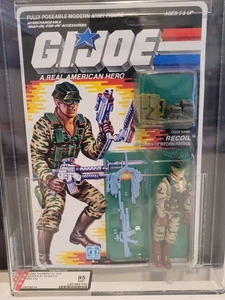 Hasbro G.I. 1989 Figura ARAH Joe RECOIL MOC AFA 85 NM+ Serie 8 34-Back Vintage - Imagen 1 de 4