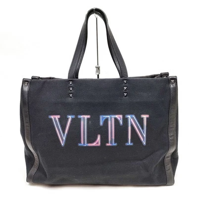 БЕЗ ТАРИФА Valentino Garavani сумка с короткими ручками черный холст 3980693 - Изображение 1 из 4