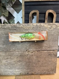 Vintage Bomber Model A Fishing Lure Fire Tiger 4 3/4” Overall In Box - Picture 1 of 2