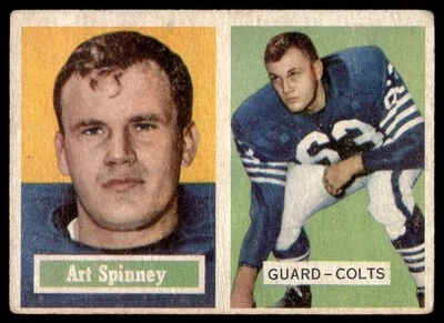 1957 Topps Art Spinney Baltimore Colts #17 - Image 1 of 2