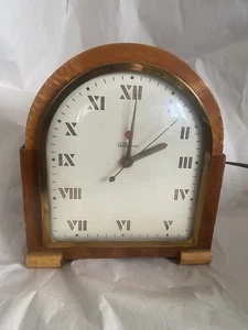Reloj Estante Telechron Madera Estilo Eléctrico 5F51 Diseño Belle Kogan Funciona De Colección - Imagen 1 de 16