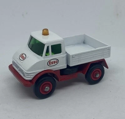 Vintage Lesney Matchbox 49 Custom Esso Exploration Unimog Restored - Image 1 of 4