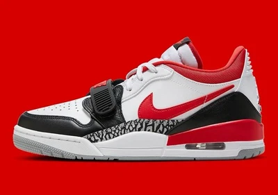 Nike Air Jordan Legacy 312 Bajo Luz Rojo Fuego Negro Blanco CD7069-160 Talla 11.5 Foto 1 de 4