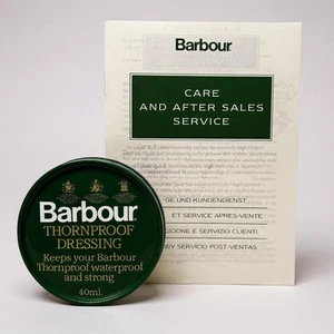 Barbour Wax Thornproof Dressing 40ml Tin Wax Jacket Water Proofer w/Directions - Picture 1 of 4