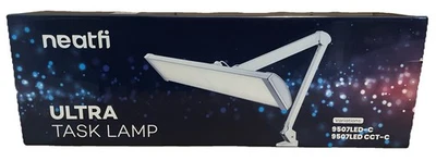 Neatfi Ultra Task Lamp 45 W / 3,500 lm | 26″ Shade Clamp Desk Lamp, VG Condition - Image 1 of 4