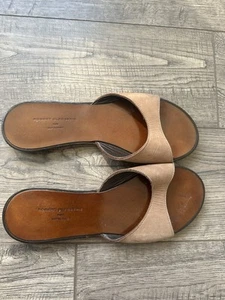 Robert Clergerie Women’s Summer Slip On Suede Flat Sandals Size 8 - Picture 1 of 9