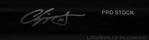 Chipper Jones Autographed Black Louisville Slugger Pro Baseball Bat - Fanatics - Picture 1 of 2
