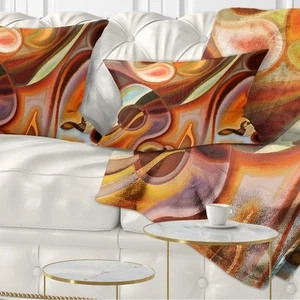 Designart 'Music Dreams' Abstract Throw Pillow - Picture 1 of 13